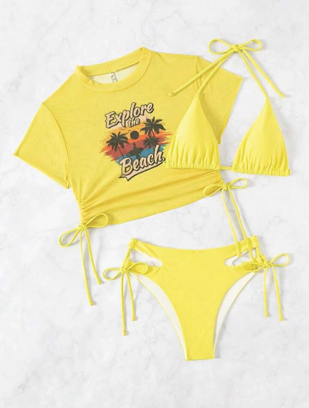 Women's bikini set with stylish crop top Mune Fashion