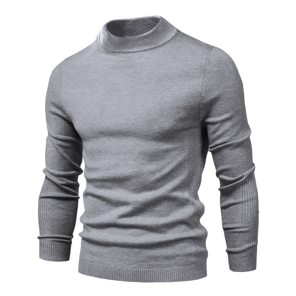 Men's Stylish Turtleneck Sweater Made Of Soft Merino Wool Mune