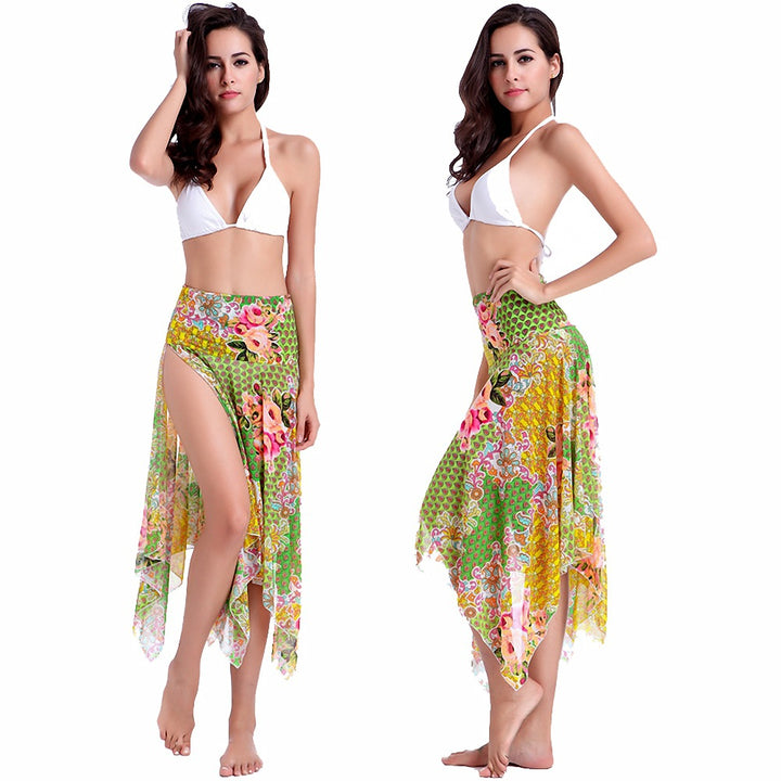Women's beach dress with variable wearing style Mune Fashion