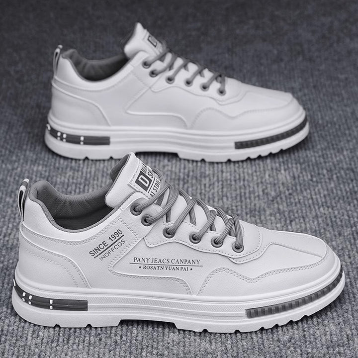 Men's fashionable casual sneaker with thick platform sole, padded shaft, and reinforced toe cap Mune Fashion