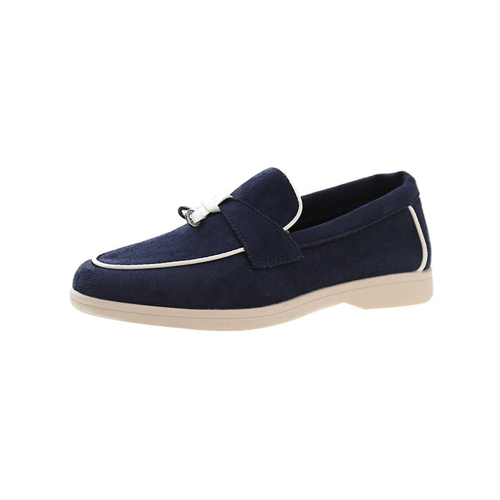 Ladies Elegant Suede Loafers with Tassels and Padded Comfort Insole Mune Fashion