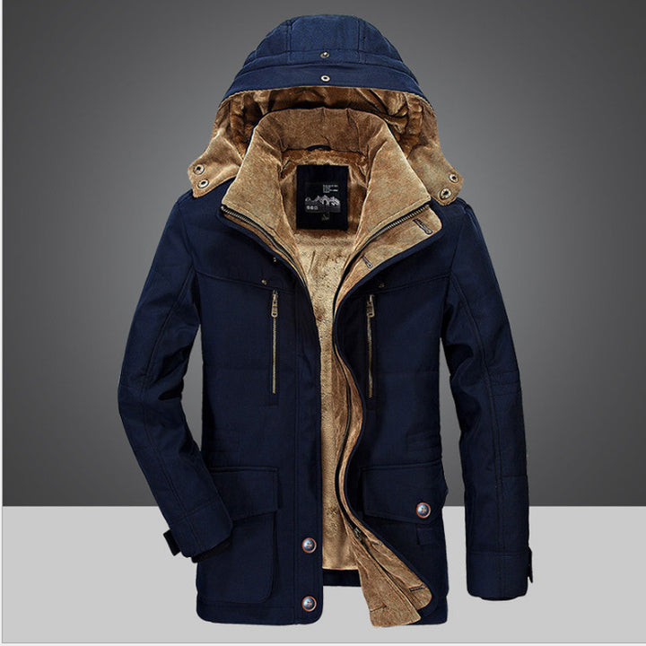 Men's winter jacket with warm lining Mune Fashion