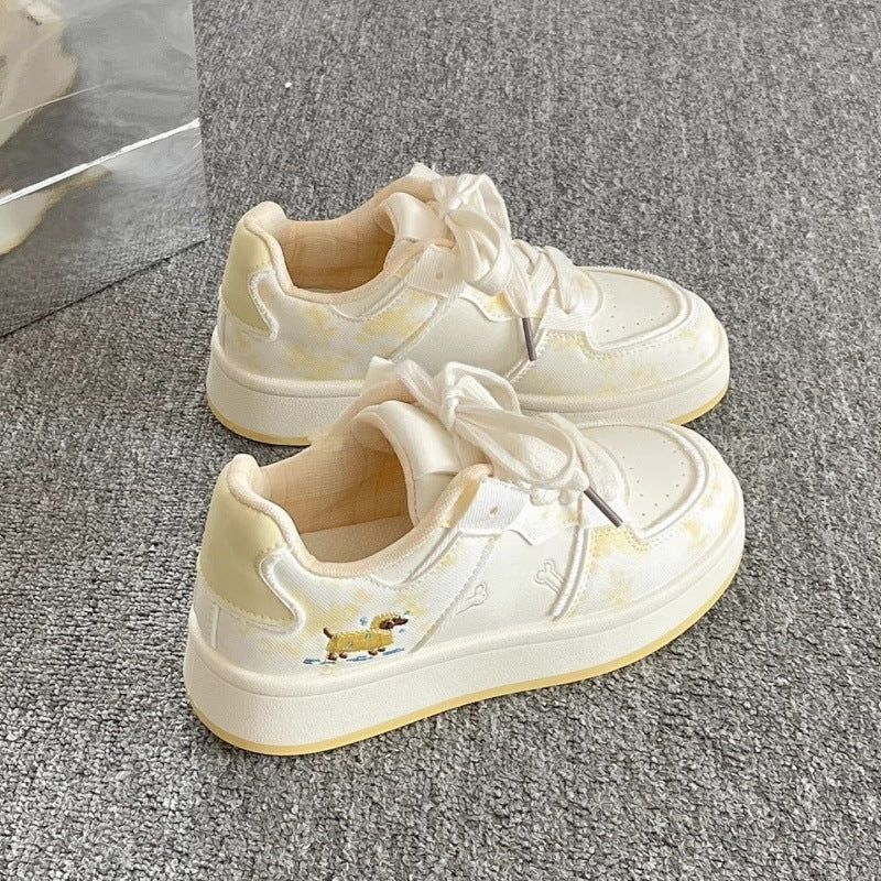 Women's Stylish Sneakers with Playful Animal Design and Comfortable Sole Mune Fashion