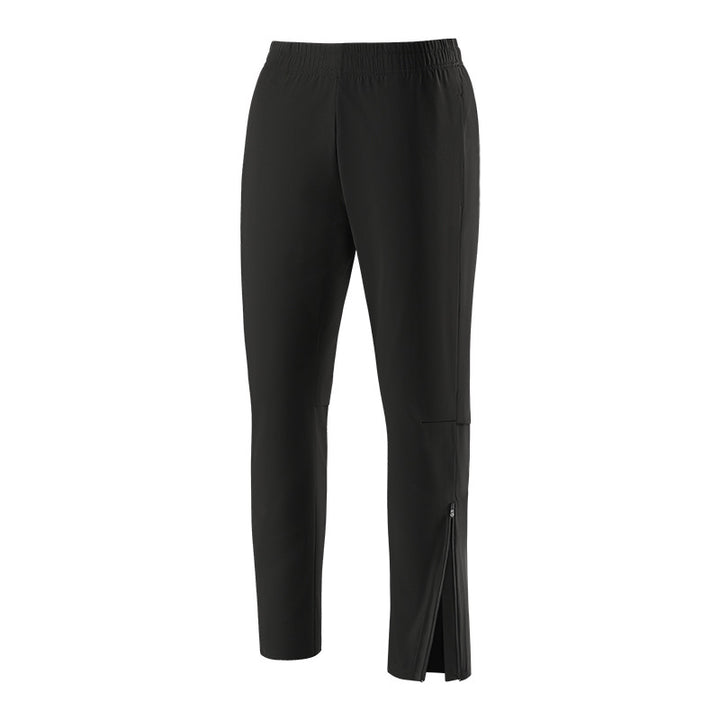 Women's sporty running pants with zippers