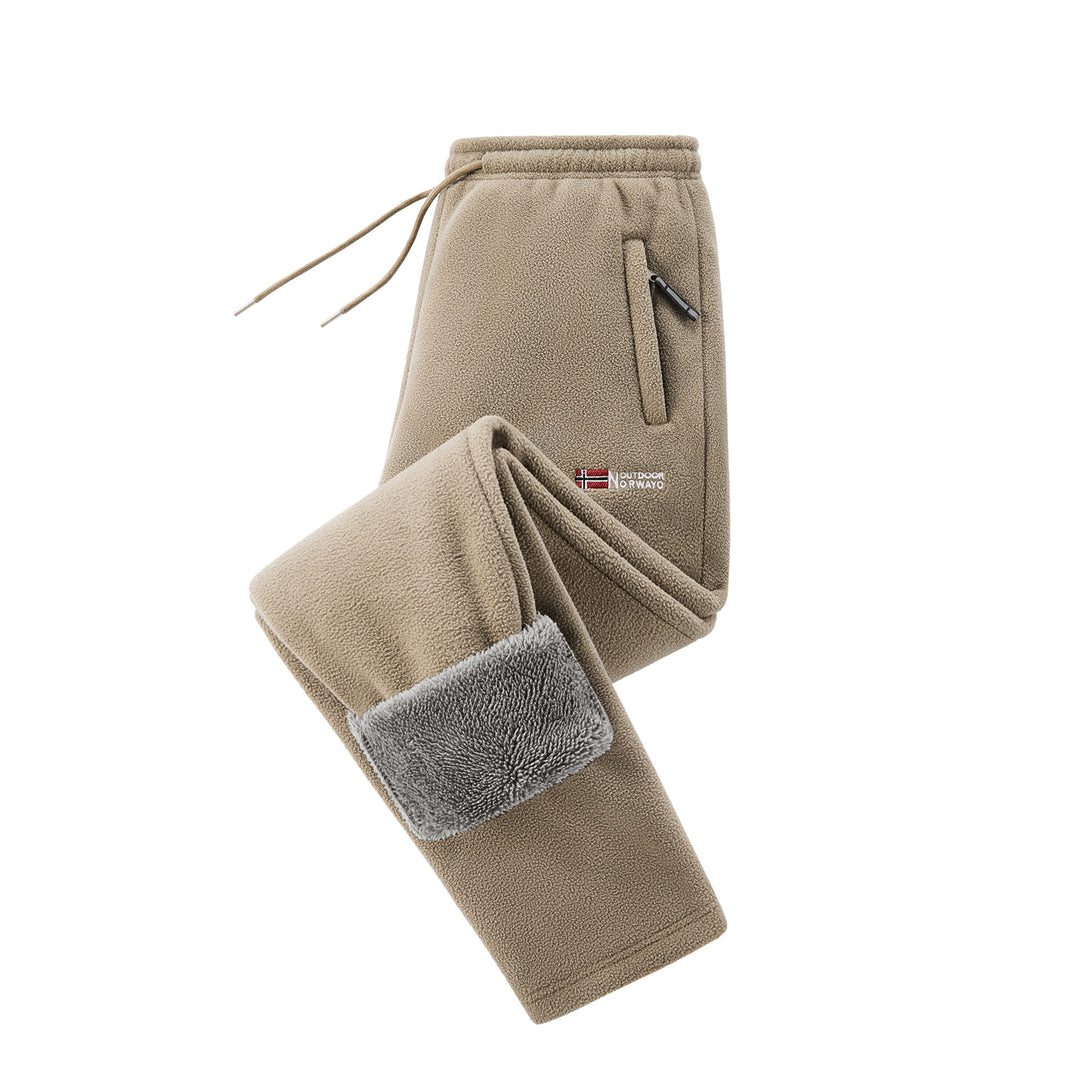 Women's fleece jogging pants with teddy lining and zip pockets Mune Fashion