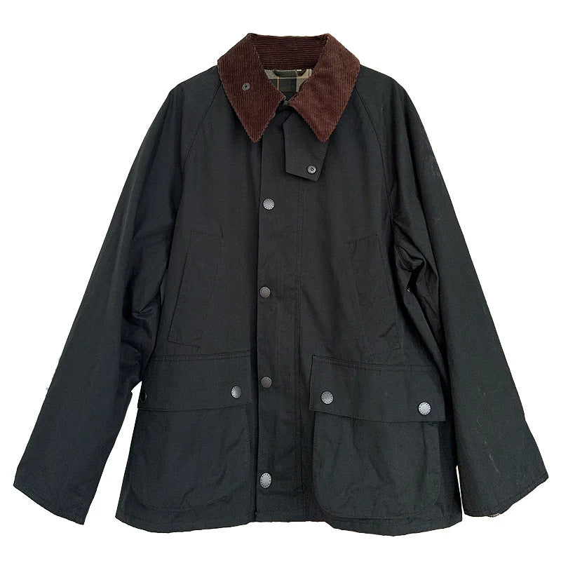 Women’s Stylish Utility Jacket with Check Pattern Mune Fashion