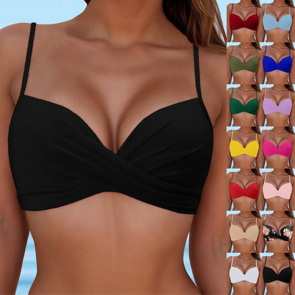 Women Wrap Bikini Top Mune Fashion