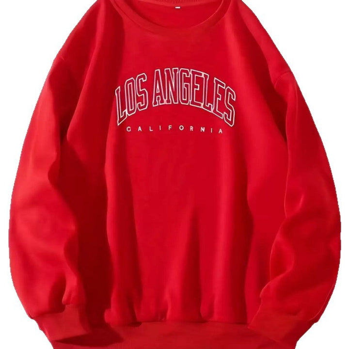 Women Casual Sweatshirt with Vintage Los Angeles Print Mune Fashion