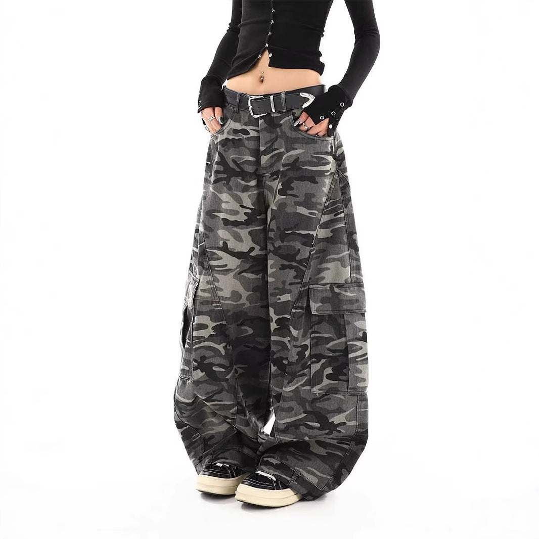 Men's cargo pants in camouflage design Mune Fashion