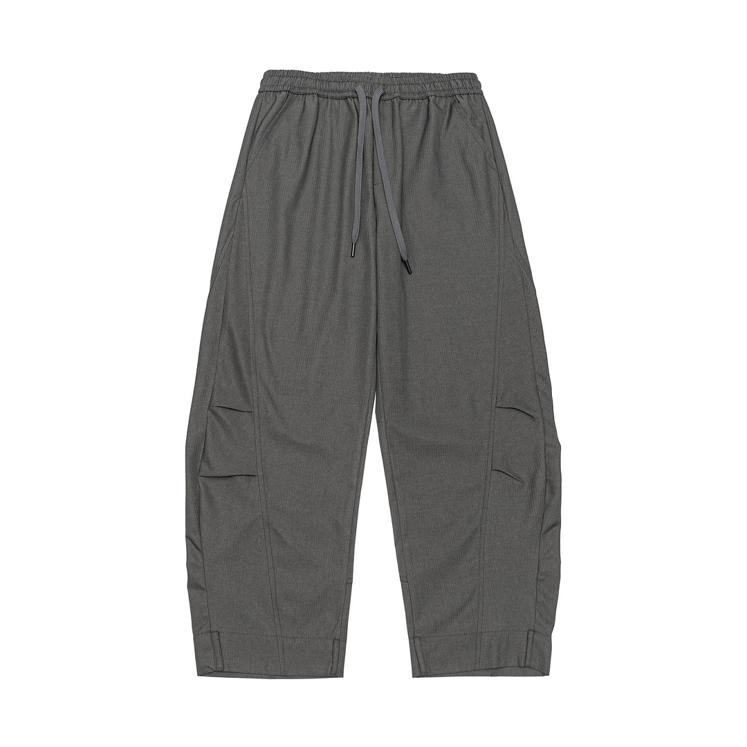 Men's cargo jogging pants with elastic waistband, drawstring, and side flap pockets Mune Fashion