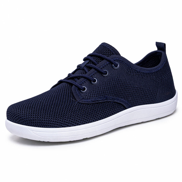 Men's lightweight breathable knit casual shoe with padded comfort tongue and flexible cushioning outsole Mune Fashion