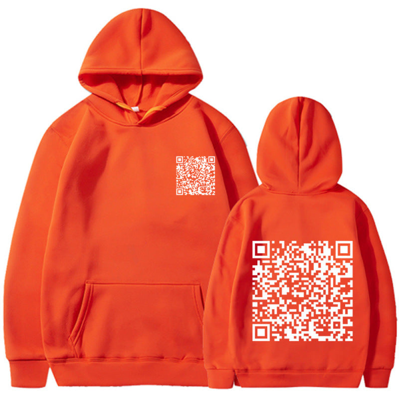 Women's Sporty Hoodie with QR Code Mune Fashion