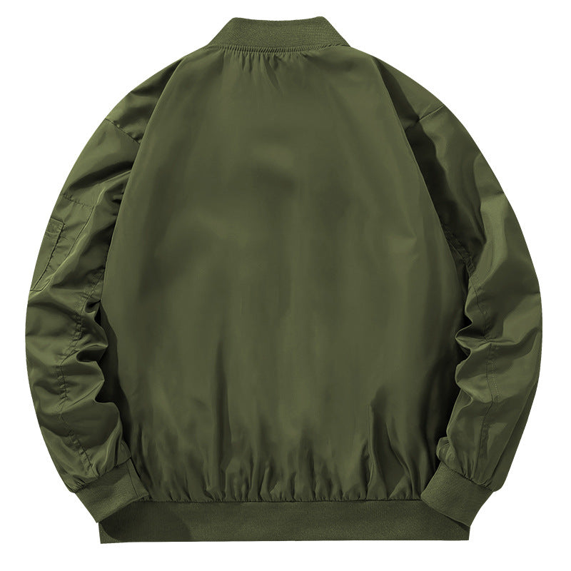 Men's fashionable bomber jacket with high collar and practical zip pockets Mune Fashion