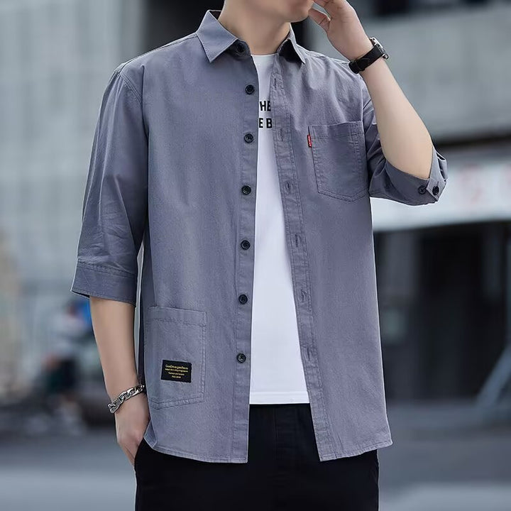 Men's Casual Long Sleeve Shirt Mune Fashion