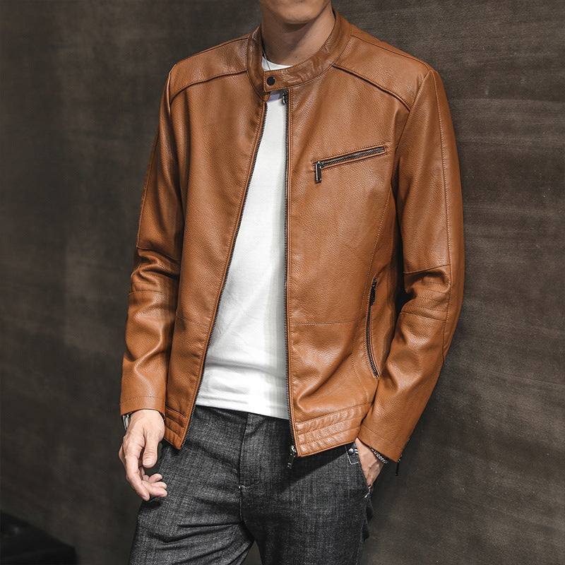 Men's Fashion Faux Leather Jacket Mune Fashion 1788321727