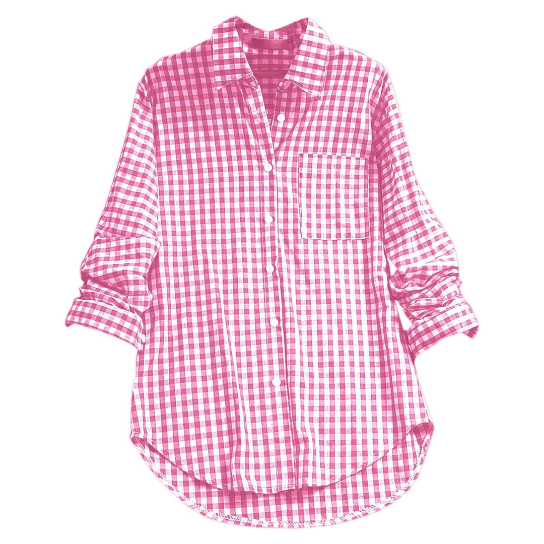 Women's Checked Shirt Oversize