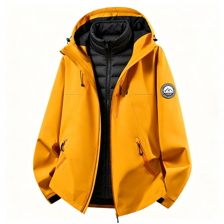 Women's combinable softshell outdoor jacket with removable padded inner jacket Mune Fashion