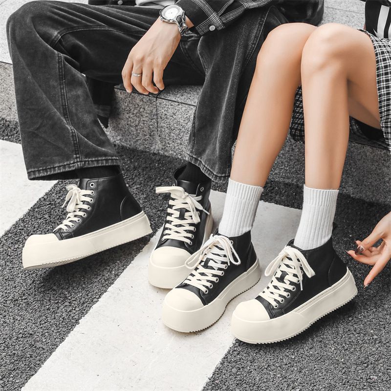 Women's High Platform Sneakers with Modern Design and Sturdy Profile Mune Fashion
