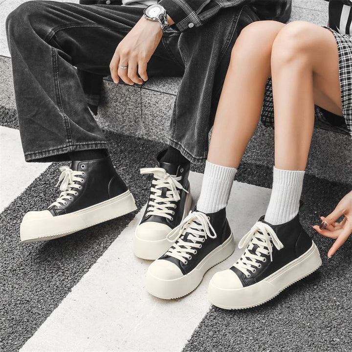 Women's High Platform Sneakers with Modern Design and Sturdy Profile Mune Fashion