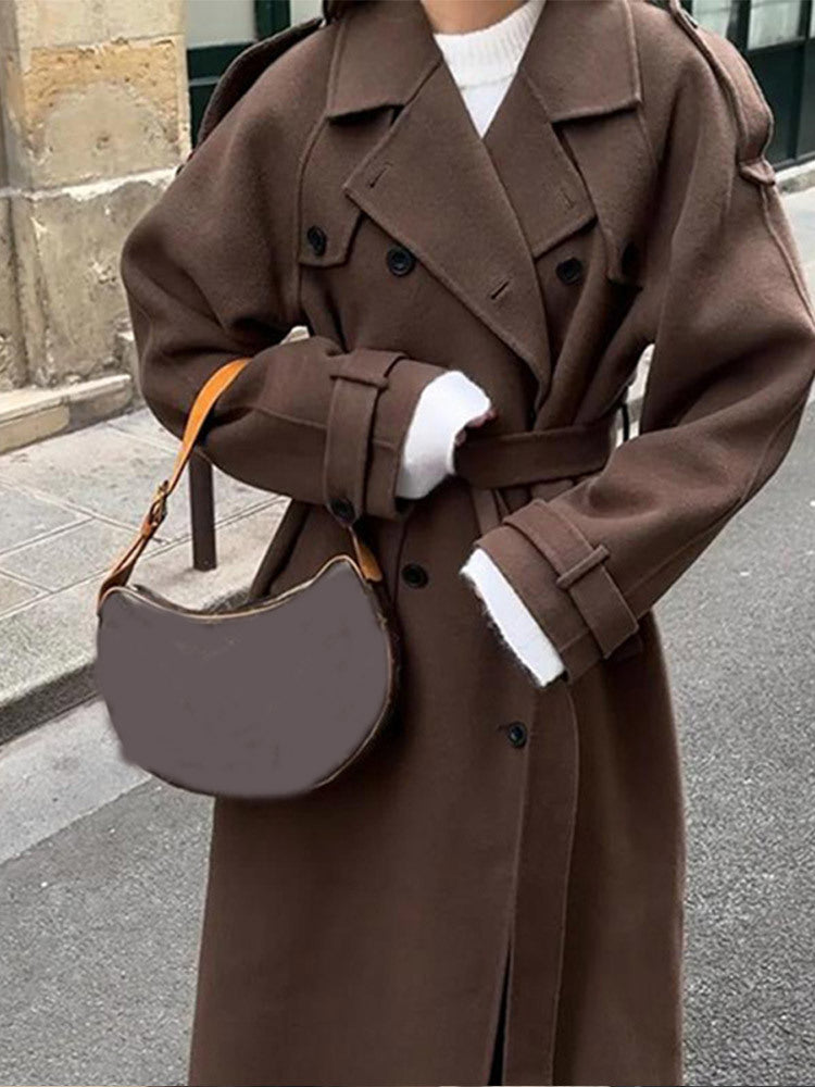 Women oversized wool coat Mune Fashion