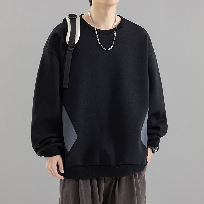 Men's Oversized Sweatshirt with contrasting side pockets and soft fleece lining Mune Fashion