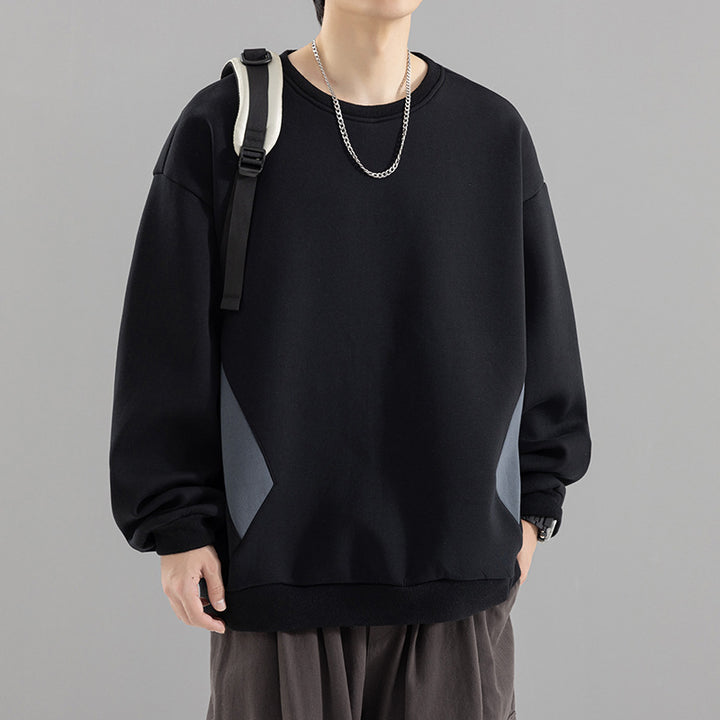 Men's Oversized Sweatshirt with contrasting side pockets and soft fleece lining Mune Fashion