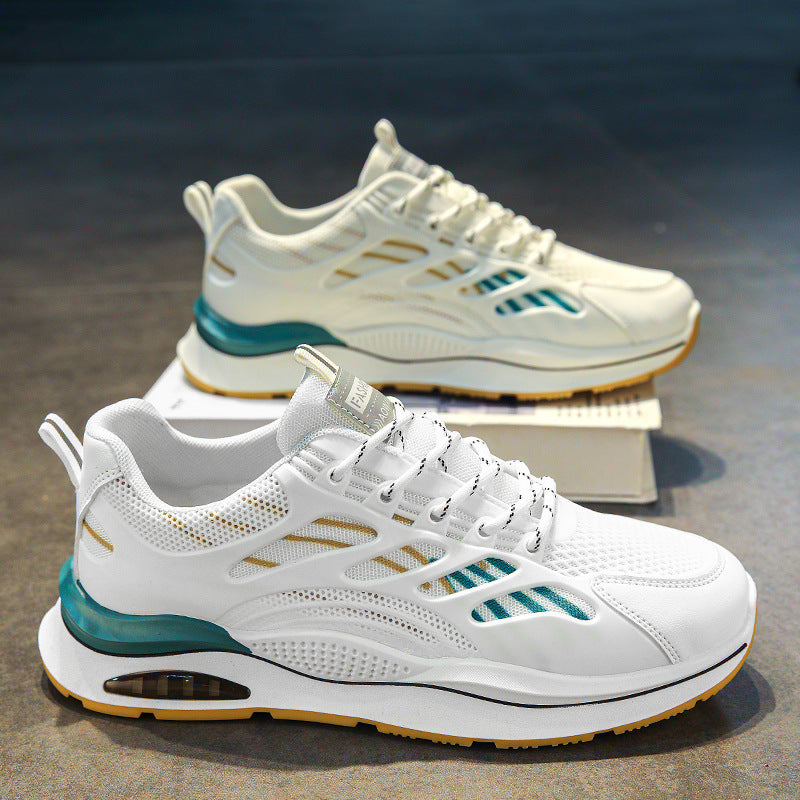 Women's Sporty Sneakers with Breathable Mesh Inserts and Cushioned Sole Mune Fashion