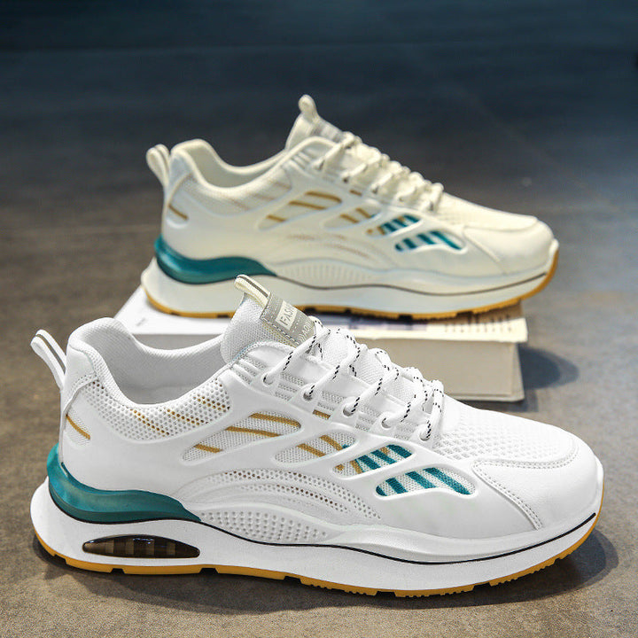 Women's Sporty Sneakers with Breathable Mesh Inserts and Cushioned Sole Mune Fashion