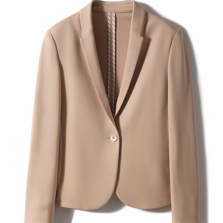 Women's Elegant Blazer with Fine Fabric Mune Fashion
