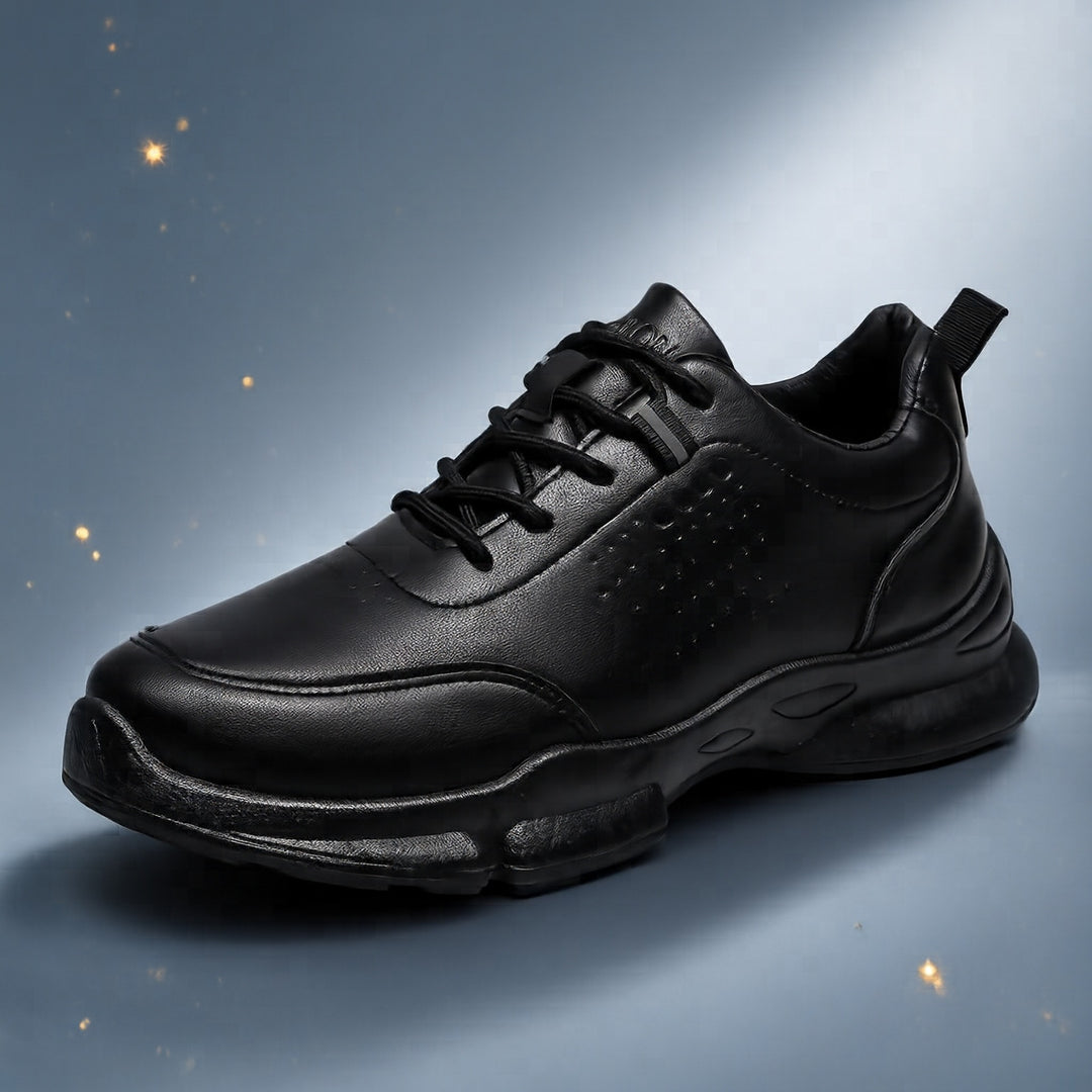 Men's Sporty Leather Sneakers Mune Fashion