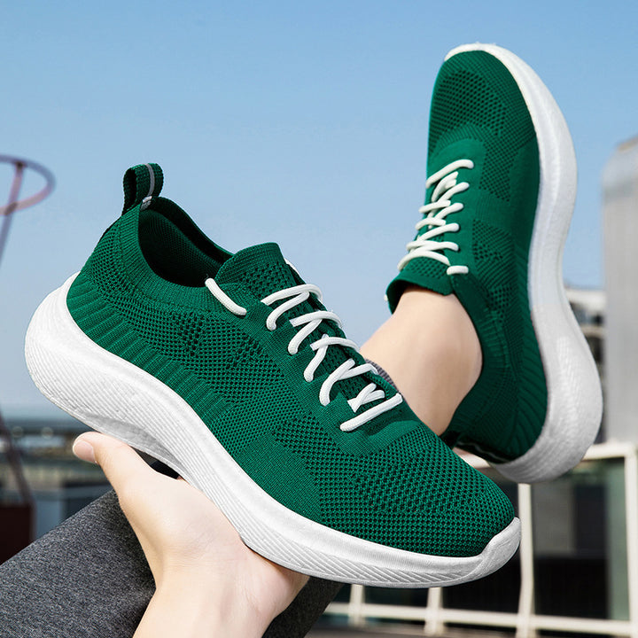 Unisex nan lightweight knit sneaker with anatomical toe box, cushioned heel support and shock-absorbing lightweight sole Mune Fashion
