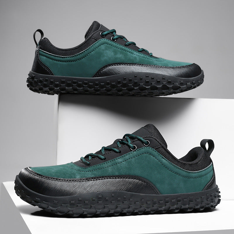 Men's robust urban trekking shoe with rubberized toe cap and grippy multi-terrain outsole Mune Fashion