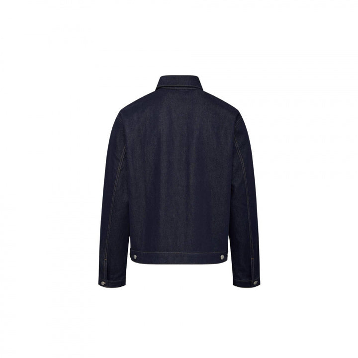 Unisex Timeless Boxy Denim Jacket in Worker Look with Flap Pockets and Metal Button Placket Mune Fashion
