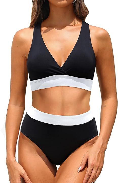 Ladies sporty high-waisted bikini Mune Fashion