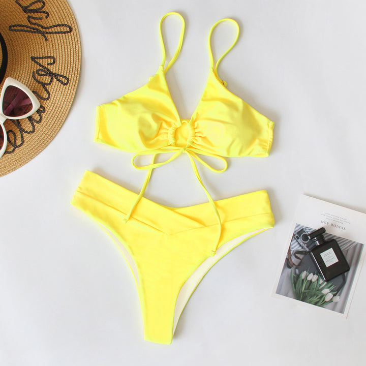 Women's Sportive Bikini Set with Adjustable Straps Mune Fashion