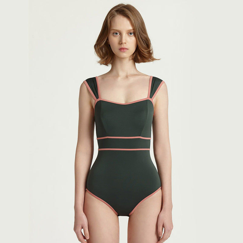 Women's One-Piece Swimsuit with Innovative Strap Design Mune Fashion