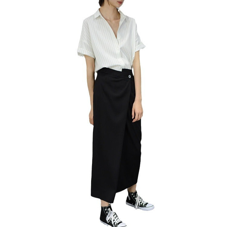 Ladies Elegant and Comfortable Blouse with Stylish Collar Drune