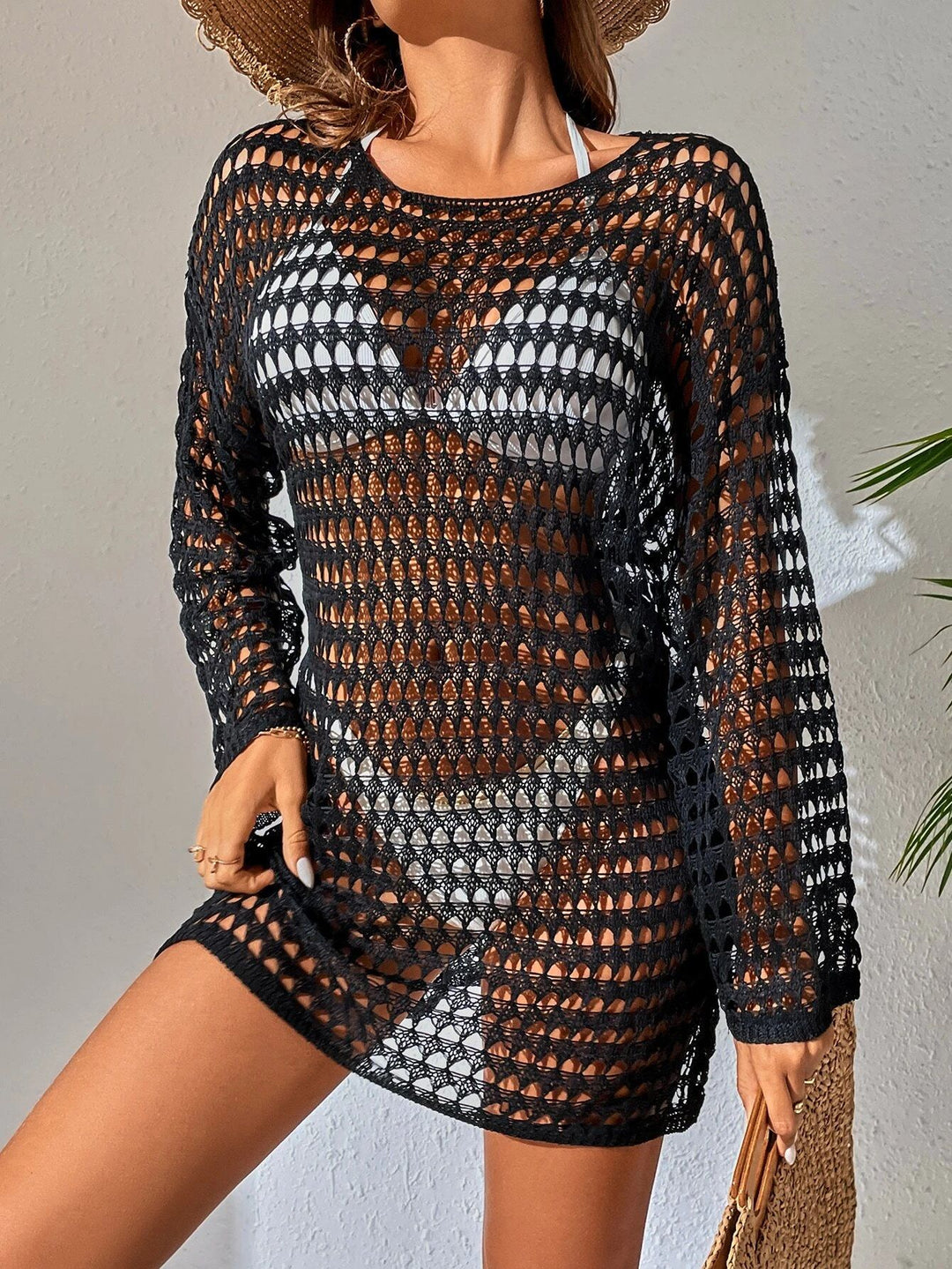 Women Net Beach Dress Mune Fashion