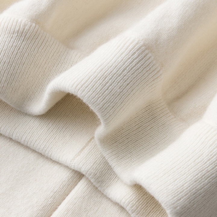 Women's Wide Knit Pants with High Waist and Cashmere-like Softness Mune Fashion