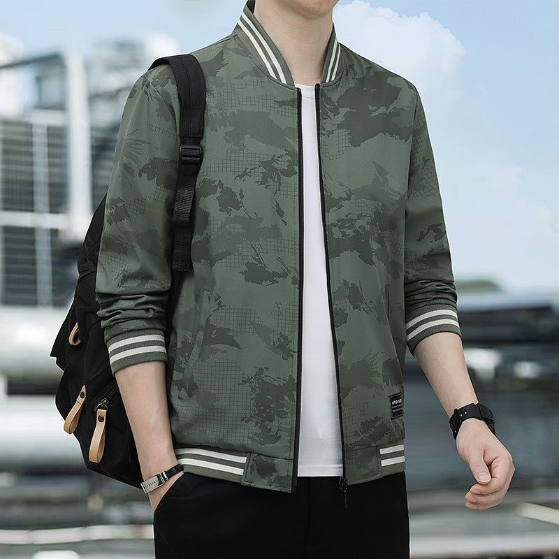 Men's Camouflage Bomber Jacket Mune Fashion