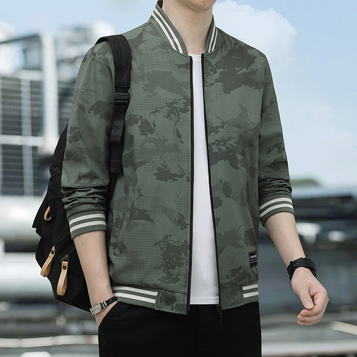 Men's Camouflage Bomber Jacket Mune Fashion