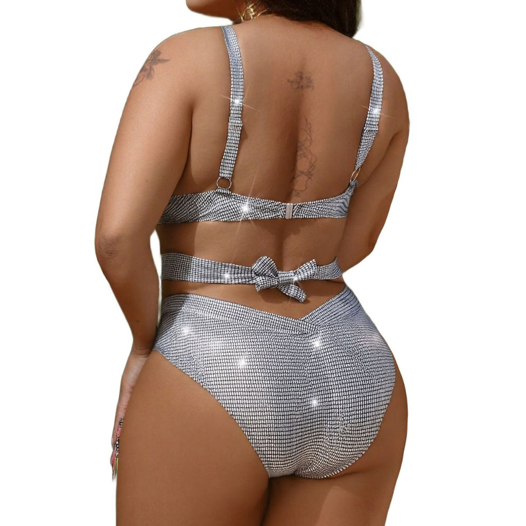 Ladies Glittering Bikini Set Mune Fashion