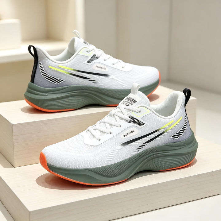 Men's Sporty Running Sneakers with Shock Absorption Technology Mune Fashion