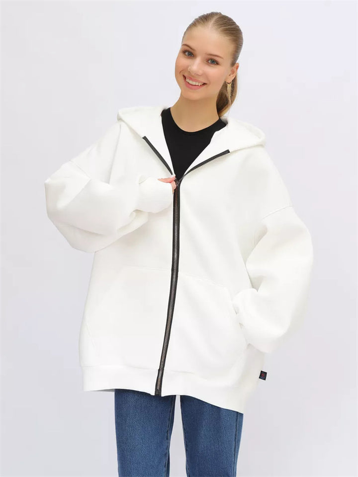 Women's Oversized Hooded Jacket Mune Fashion