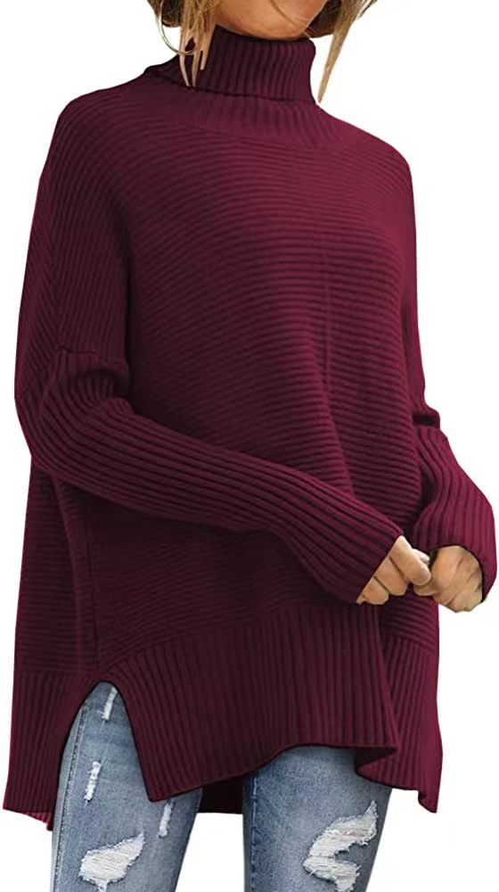 Women's Cozy Turtleneck Sweater Mune