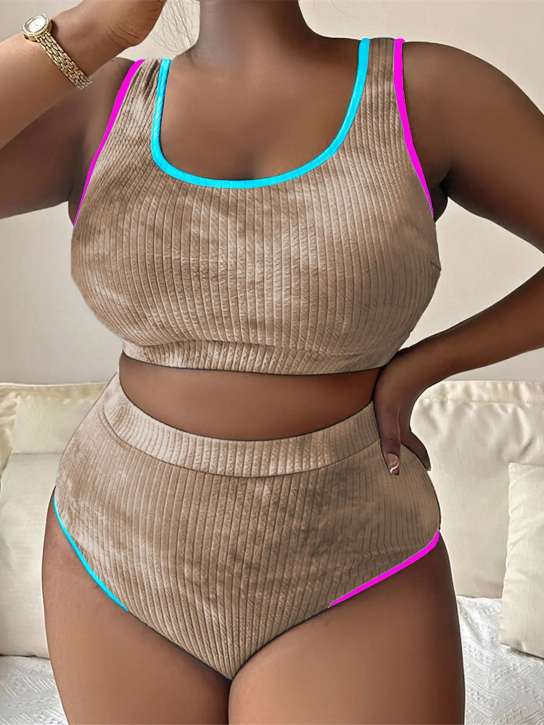 Women's sporty cut bikini set Mune Fashion
