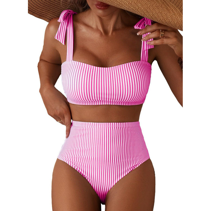 Women High Waist Swimsuit Mune Fashion