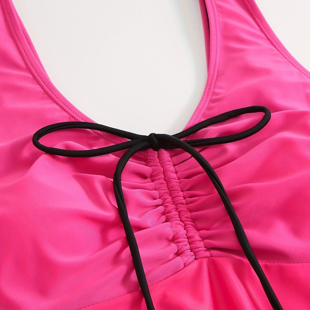 Women’s Swimsuit with High Cut and Flower Print Mune Fashion