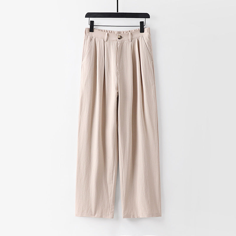 Women's wide trousers with a high waist and pleats Mune Fashion