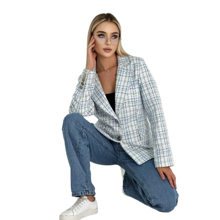 Women Elegant Classic Blazer Jacket
